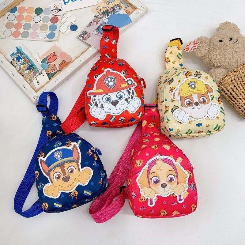 Travel Accessories Baby - กระเป๋าสะพายข้างลายการ์ตูน Paw Patrol สำหรับเด็กชาย เด็กหญิง เด็กเล็ก