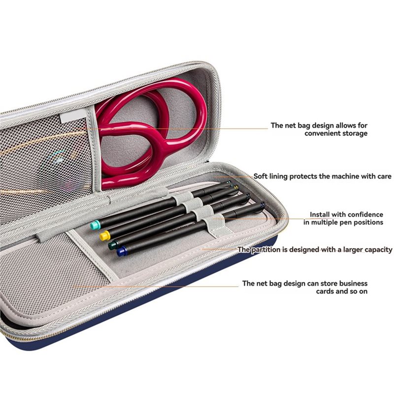 กล่องเก็บหูฟังแพทย์ พร้อมถุงตา - Travel Accessories Organizer Bag บทวิจารณ์และราคา
