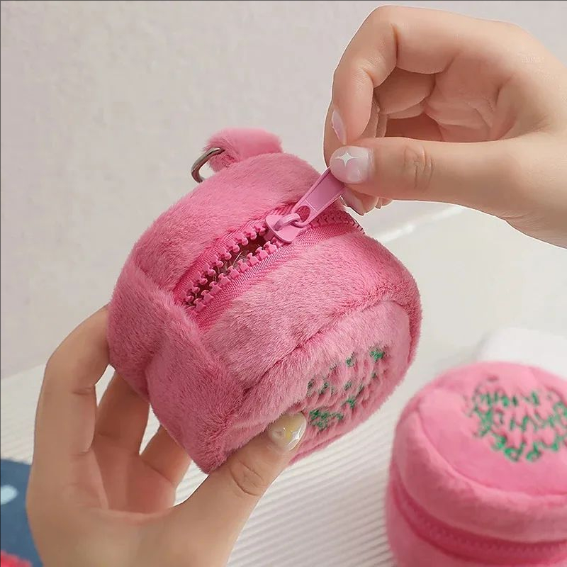 กระเป๋าเก็บหูฟังมินิสีชมพูน่าร - Travel Accessories Wallet บทวิจารณ์และราคา