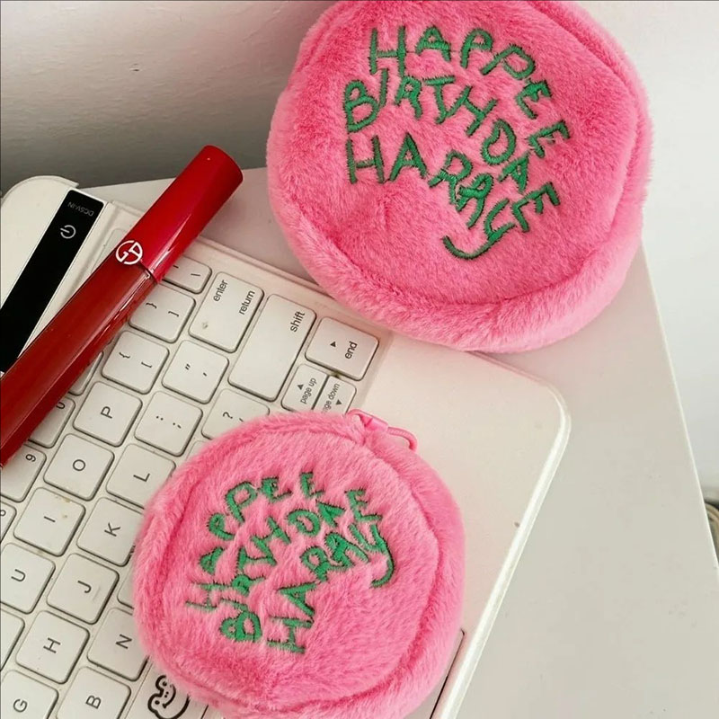 กระเป๋าเก็บหูฟังมินิสีชมพูน่าร - Travel Accessories Wallet บทวิจารณ์และราคา