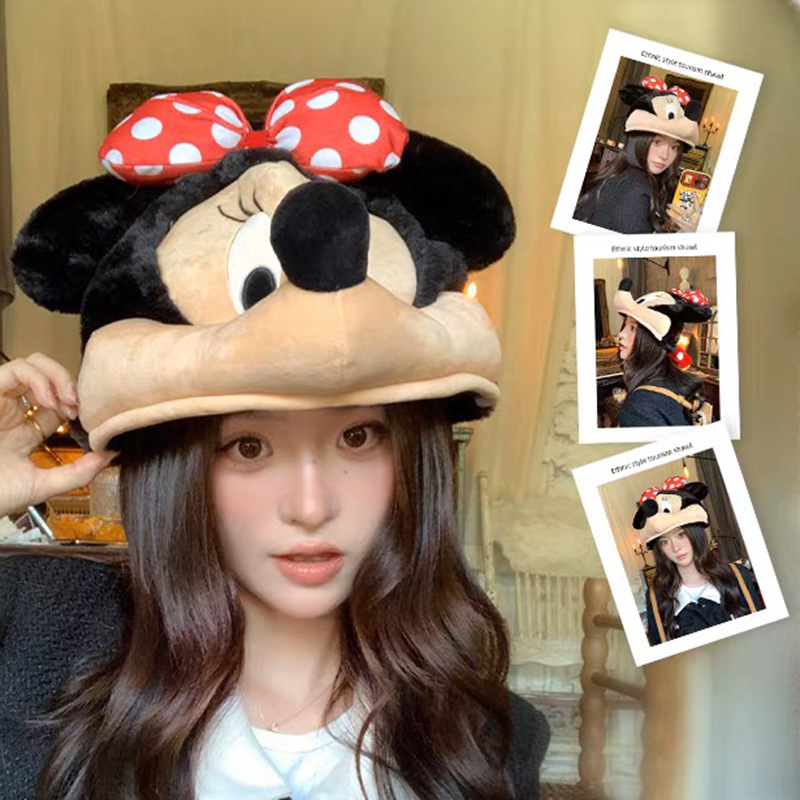 หมวกตุ๊กตาขนฟูมิกกี้การ์ตูน ดิ - Travel Accessories As Gifts บทวิจารณ์และราคา