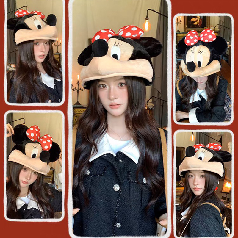 หมวกตุ๊กตาขนฟูมิกกี้การ์ตูน ดิ - Travel Accessories As Gifts บทวิจารณ์และราคา