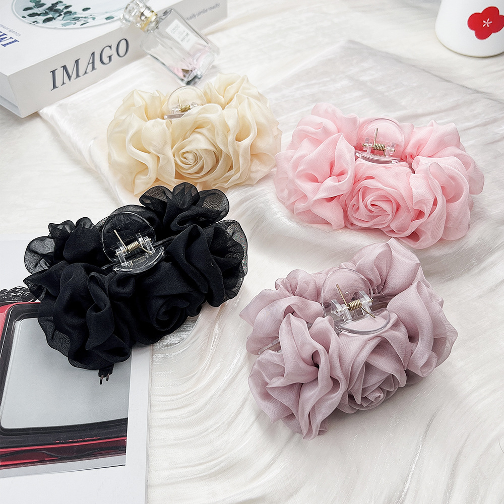 กิ๊บติดผมผ้าชีฟองแบบพับได้ สไต - Travel Accessories Aesthetic บทวิจารณ์และราคา