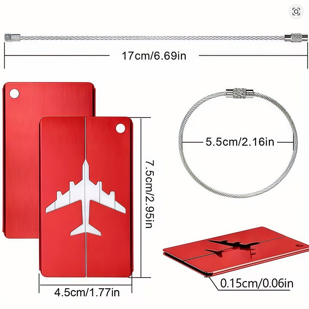 อลูมิเนียมอัลลอยด์แท็กกระเป๋าเ - Travel Accessories India บทวิจารณ์และราคา