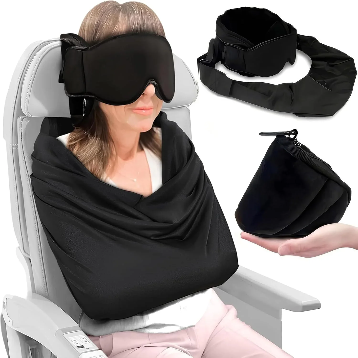 ชุดอุปกรณ์ช่วยนอนหลับบนเครื่อง - Travel Accessories Long Flight บทวิจารณ์และราคา