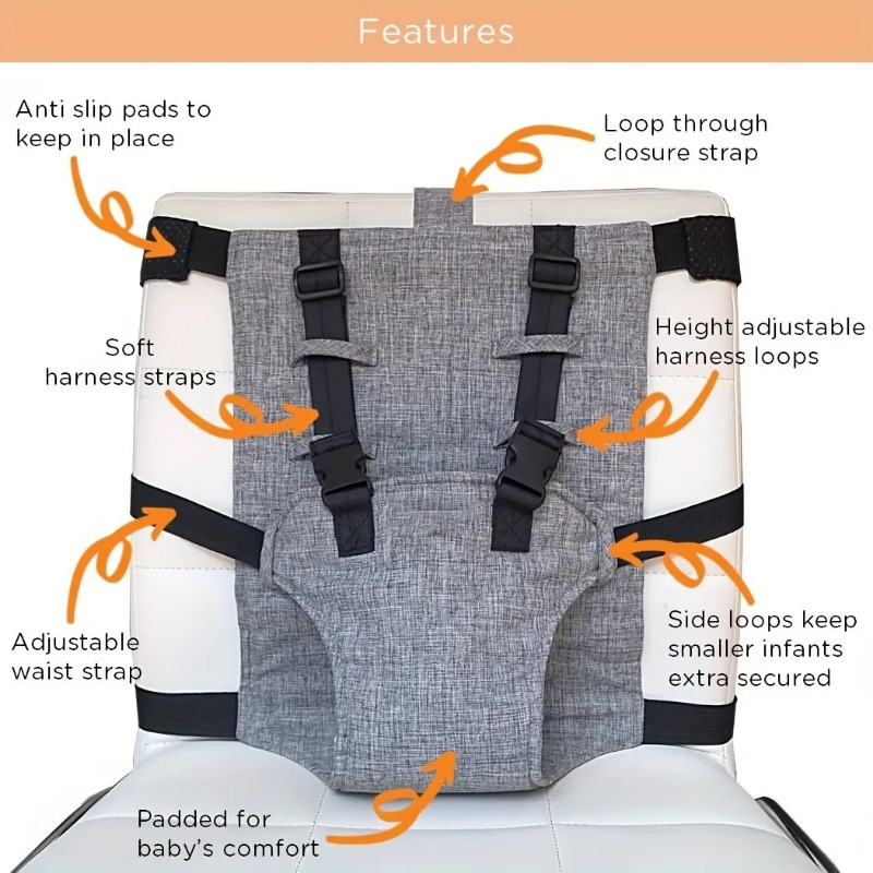 เข็มขัดนิรภัยสำหรับเก้าอี้ทานข - Travel Accessories Baby บทวิจารณ์และราคา