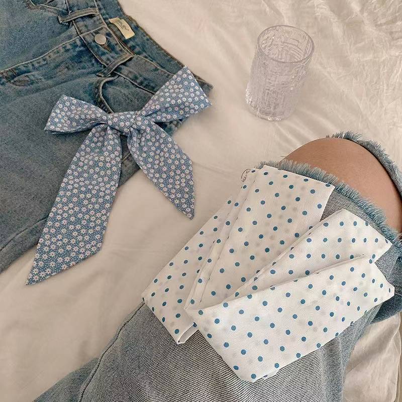 ผ้าพันคอทวิลลี่โทนสีฟ้าใหม่สำห - Travel Accessories Aesthetic บทวิจารณ์และราคา