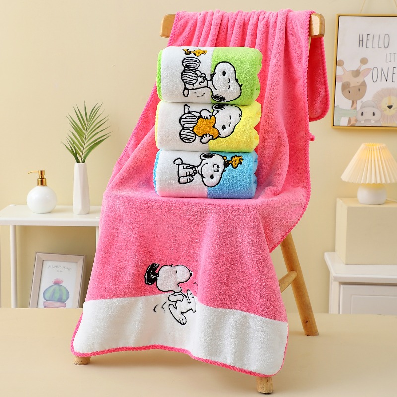 ผ้าขนหนูอาบน้ำลายสนูปปี้ ทำจาก - Travel Accessories As Gifts บทวิจารณ์และราคา