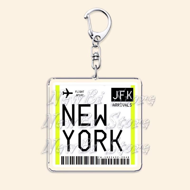 พวงกุญแจบอร์ดดิ้งพาสตั๋วเครื่อ - Travel Accessories Jewelry บทวิจารณ์และราคา
